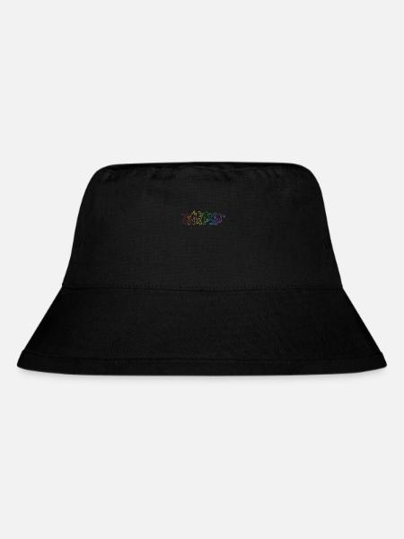 Skateboard LGBT Rainbow Skatergirl Skaterboy - Stanley/Stella recycelter Bucket Hat - Schwarz