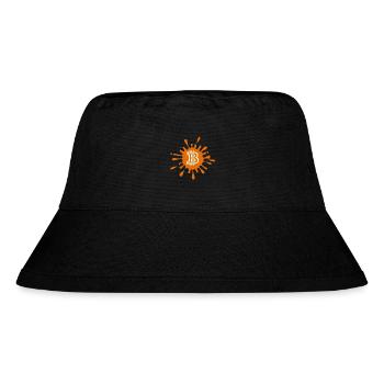 Bitcoin Crypto Cryptocurrency Splash - Stanley/Stella recycelter Bucket Hat - Schwarz - Vorne