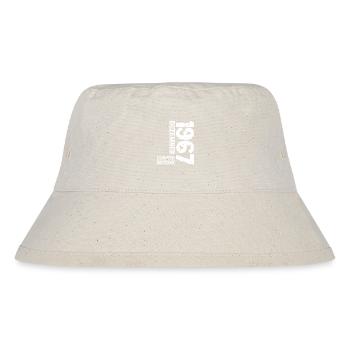 1967 Dezember Limited Edition 56. Geburtstag Deko - Stanley/Stella recycelter Bucket Hat - Naturweiß - Vorne