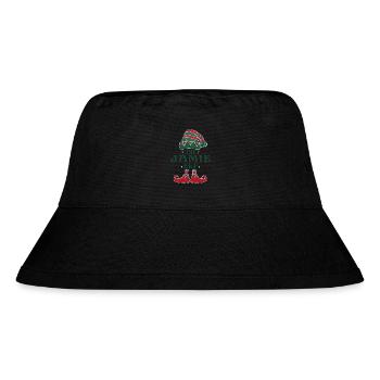 Der Jamie Elf Pyjama für lustige Weihnachtsferien - Stanley/Stella recycelter Bucket Hat - Schwarz - Vorne