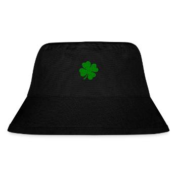 St Patricks Day Accessories Ireland Shamrock Decoration - Stanley/Stella Recycled Bucket Hat - black - Front