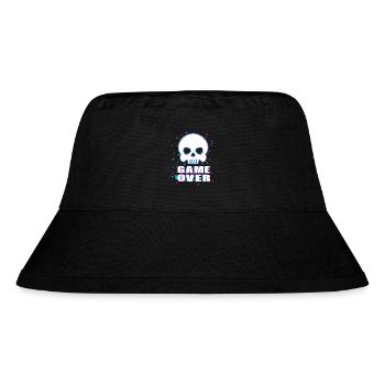 Game Over Gamer Gamer Skull - Stanley/Stella Recycled Bucket Hat - black - Front