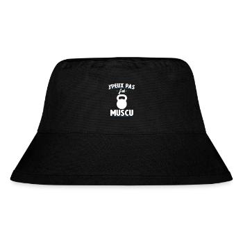 I can't I worked out - Stanley/Stella Recycled Bucket Hat - black - Front