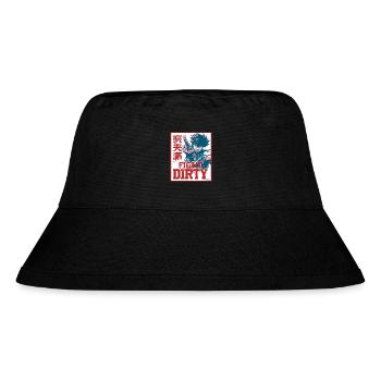 Anime Martial Arts: Fight Dirty - Stanley/Stella Recycled Bucket Hat - black - Front