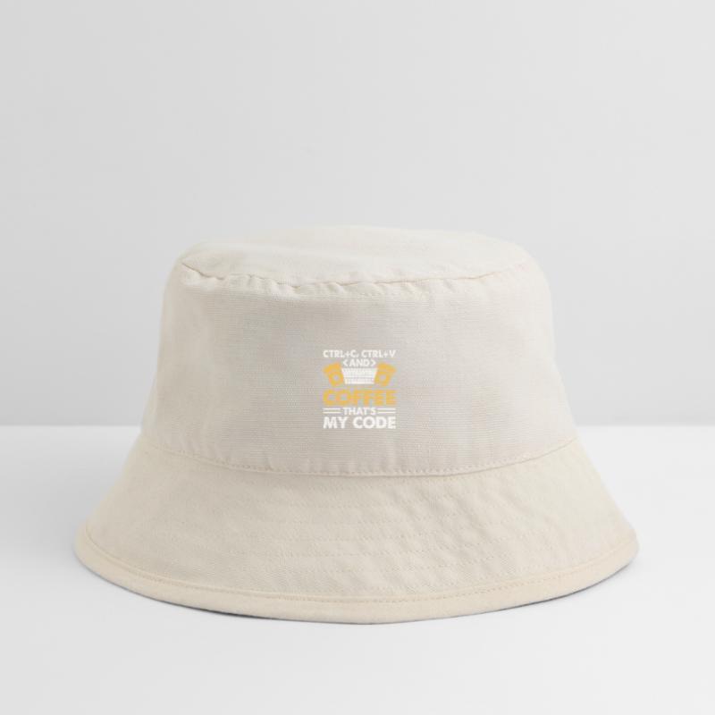 Coffee Coding Programmer Coder Developer Nerd Coff Stanley/Stella Recycled Bucket Hat