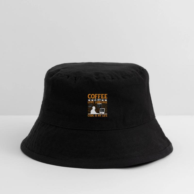Coffee Coding Programmer Coder Developer Nerd Coff Stanley/Stella Recycled Bucket Hat