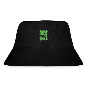 Football overhead kick - Stanley/Stella Recycled Bucket Hat - black - Front