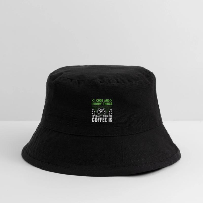 Kaffee-Codierung Programmierer Programmierer Entwickler Nerd Coff Stanley/Stella recycelter Bucket Hat