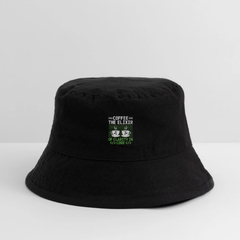 Coffee Coding Programmer Coder Developer Nerd Coff Stanley/Stella Recycled Bucket Hat