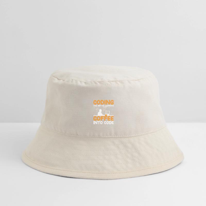 Kaffee-Codierung Programmierer Programmierer Entwickler Nerd Coff Stanley/Stella recycelter Bucket Hat