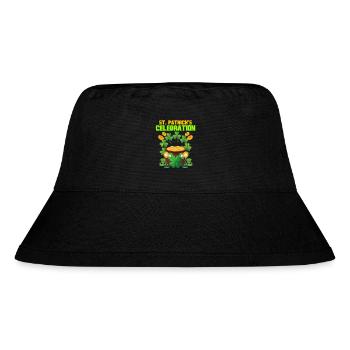 St Patrick's Day - Stanley/Stella Recycled Bucket Hat - black - Front