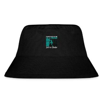 Indoor Climbing Morning Is Not My Time Bouldering - Stanley/Stella recycelter Bucket Hat - Schwarz - Vorne