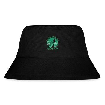 Krebs Hexe Grün Gallenblasenkrebs - Stanley/Stella recycelter Bucket Hat - Schwarz - Vorne