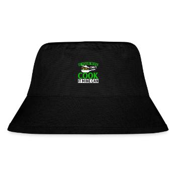 Wenn deine Frau es nicht kochen kann, kann es meins - Stanley/Stella recycelter Bucket Hat - Schwarz - Vorne