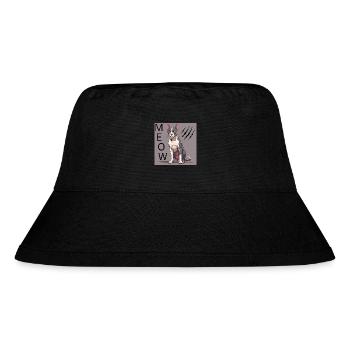 Angry Cat - Stanley/Stella Recycled Bucket Hat - black - Front