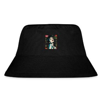 Hip Hop Is Dead, Anime Pop Art Cartoon Femme - Bob recyclé Stanley/Stella - noir - Devant