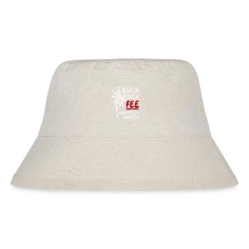 Bück dich Fee - Wunsch ist Wunsch - Stanley/Stella recycelter Bucket Hat - Naturweiß - Vorne