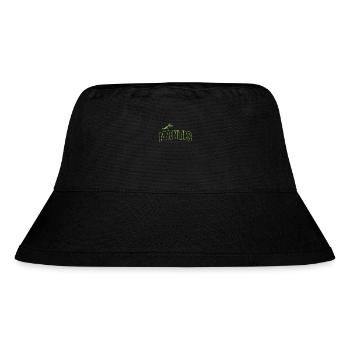 Mantis insect on the script - Stanley/Stella Recycled Bucket Hat - black - Front