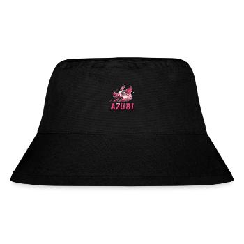 Humor Schweine Sau Parodie auf den Azubi - Stanley/Stella recycelter Bucket Hat - Schwarz - Vorne