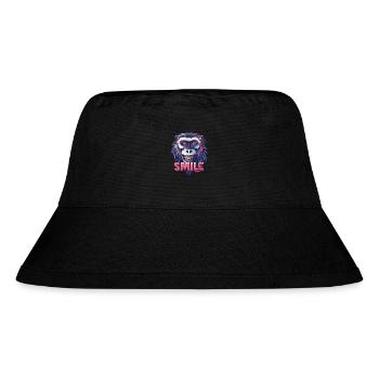 Smile, monkey, smile - Stanley/Stella Recycled Bucket Hat - black - Front