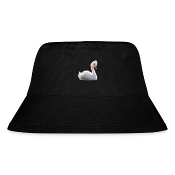 Swan Mute Swan Goose Duck Swan White Swans - Stanley/Stella Recycled Bucket Hat - black - Front