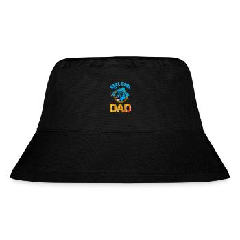 Reel cool Dad Fishing - Stanley/Stella recycelter Bucket Hat - Schwarz - Vorne