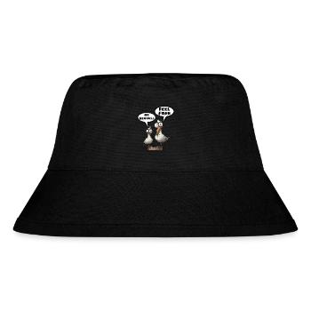 Be Seagull feel free - Stanley/Stella Recycled Bucket Hat - black - Front