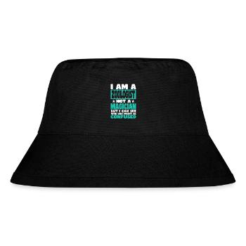 Zoologe - Stanley/Stella recycelter Bucket Hat - Schwarz - Vorne