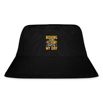 Boxing is the best part of my day - Stanley/Stella Recycled Bucket Hat - black - Front