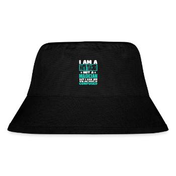 Math Teacher - Stanley/Stella Recycled Bucket Hat - black - Front