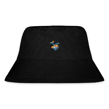 Model Airplane Pilot Airplane Hobby Design - Stanley/Stella Recycled Bucket Hat - black - Front