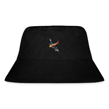 Model Airplane Pilot Airplane Hobby Airplane Design - Stanley/Stella Recycled Bucket Hat - black - Front