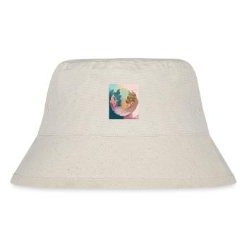 Pastel Magic: Surreal Botany - Stanley/Stella Recycled Bucket Hat - natural - Front