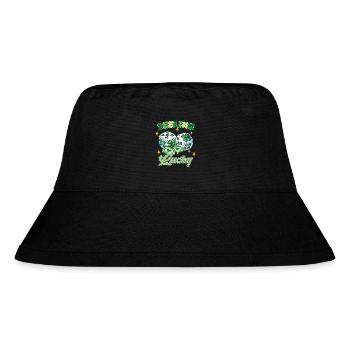 Glücksgefühl am St. Patrick's Day - Stanley/Stella recycelter Bucket Hat - Schwarz - Vorne