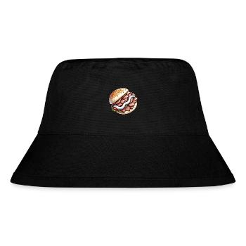 Doner kebab in comic style - Stanley/Stella Recycled Bucket Hat - black - Front