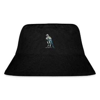 Falcon Robot, Robofalcon, Robot Falcon - Stanley/Stella Recycled Bucket Hat - black - Front