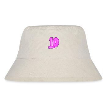 10 pink - Stanley/Stella Recycled Bucket Hat - natural - Front