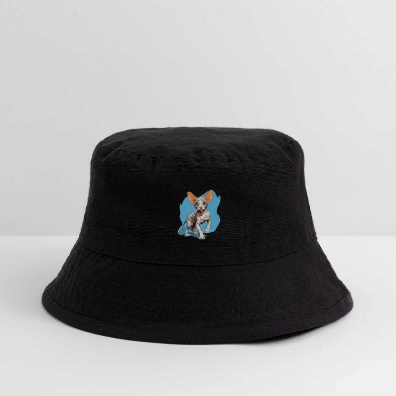 Cornish Rex Kitten Cornish Rex Cat Stanley/Stella Recycled Bucket Hat
