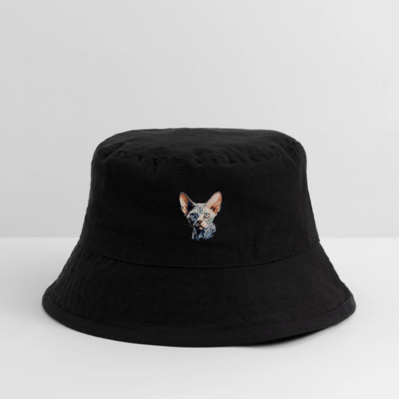 Devon Rex Kitten Devon Rex Cat Stanley/Stella Recycled Bucket Hat