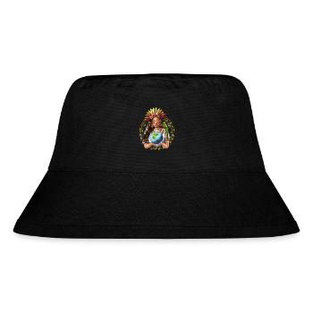 Aztec Warrior Goddess - Stanley/Stella Recycled Bucket Hat - black - Front