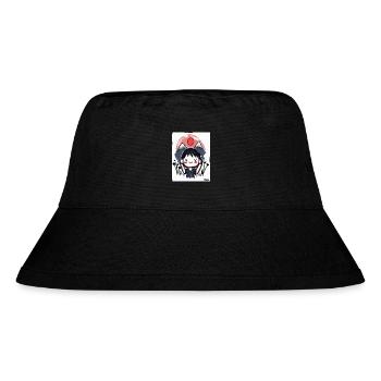 Cartoon boy hears that nature is calling how beautiful - Stanley/Stella Recycled Bucket Hat - black - Front
