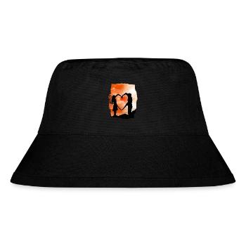 Valentine's Day Mood - Stanley/Stella Recycled Bucket Hat - black - Front