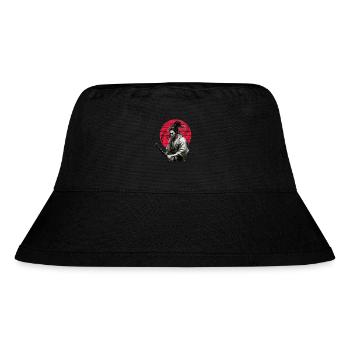Japanese Samurai Graphic Vintage - Stanley/Stella Recycled Bucket Hat - black - Front