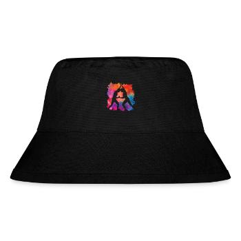 Ringen - Stanley/Stella recycelter Bucket Hat - Schwarz - Vorne
