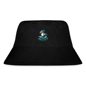 Hamburg Möwe Moin Norden Dialekt Hamburger lustig - Stanley/Stella recycelter Bucket Hat - Schwarz - Vorne