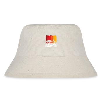 I like to ride my Cargo-bike Cargobike - Stanley/Stella Recycled Bucket Hat - natural - Front