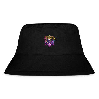 Junggesellen Crew Totenkopf Krone Jga - Stanley/Stella recycelter Bucket Hat - Schwarz - Vorne