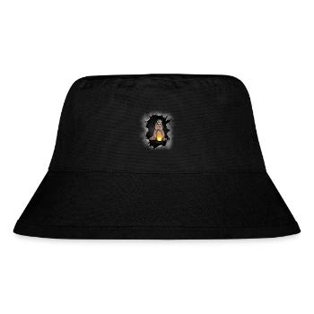 Braunbär Schamane Bär Lagerfeuer Bären - Stanley/Stella recycelter Bucket Hat - Schwarz - Vorne