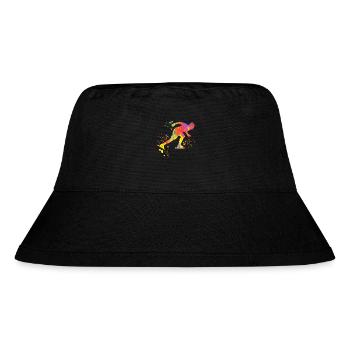 Speed skater Sportswoman Speed Skating - Stanley/Stella Recycled Bucket Hat - black - Front