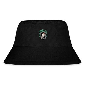 Mädchen Wald Sinnlich Romantisch - Stanley/Stella recycelter Bucket Hat - Schwarz - Vorne